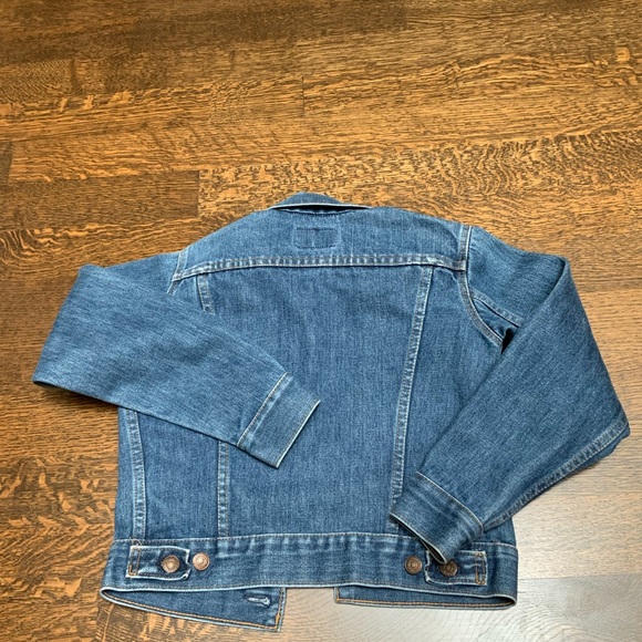 LEVI’S Classic Trucker Denim Jean Jacket Button Up Kids Youth Size 10 Unisex - Picture 13 of 15